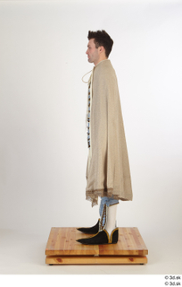   Photos Man in Historical Civilian suit 11 16th century Historical Clothing cloak whole body 0009.jpg